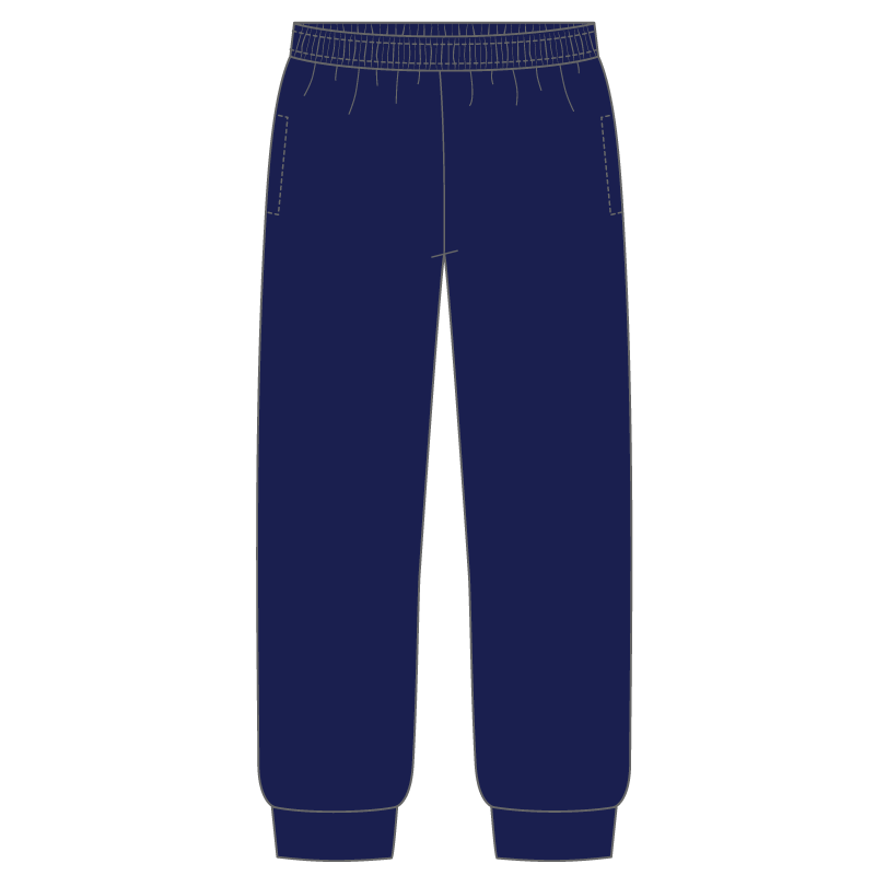 Trackpant Plain Cuffed**