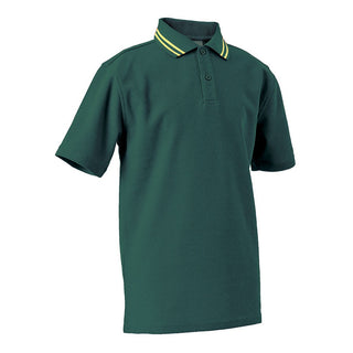 Short Sleeve Polo Shirt with Striped Collar CHILD - JERVIS